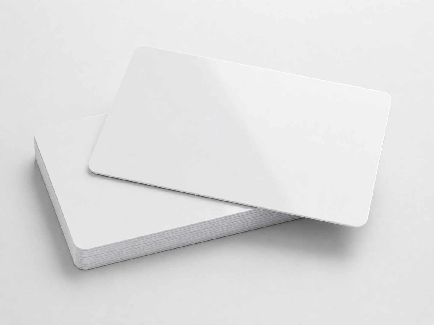 Thick blank PVC cards suitable for event passes